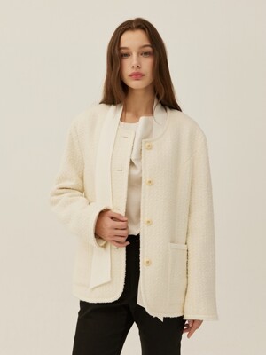 LEA TWEED JACKET_2color