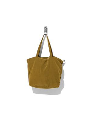 Packable Nylon Small Keyring Bag Yellow