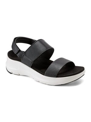 [여성화]퀴에라 5.5CM 투 스트랩 샌들  BLACK  RW0180