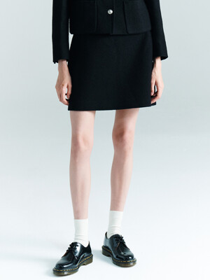 [Tweed] Stitch Tweed Mini Skirt