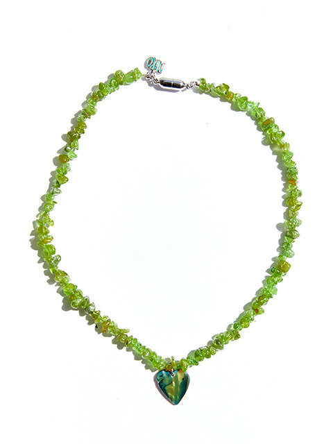 니로세렌디피티]iLOVE MUSHROOM NECKLACE(POLY STRAP) #104