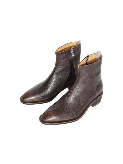 부츠 - 길프 (GUIL.F) - Paul 40 Zip up boot in Brushedskin Brown
