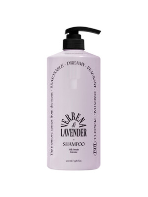 [증정]밀크프로틴 인텐시브 샴푸 버베나라벤더 1000ml+샴푸4종샤쉐