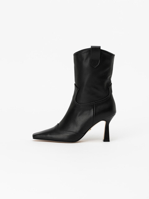 부츠 - 쇼쉬르라팡 (CHAUSSURE LAPIN) - Cantata Cowboy Boots in Regular Black