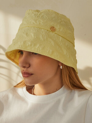 ANC OVERFIT BUCKET HAT_YELLOW