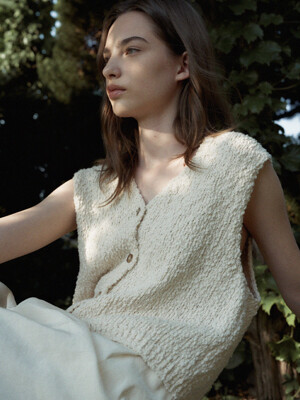 Barns Knit Vest (Cream)