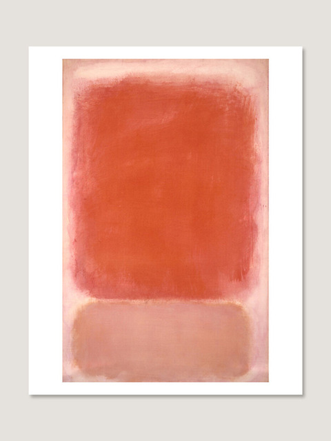 홈데코,홈데코 - 쿠나장롱 (Kuna Jangrong) - [마크 로스코] Red and Pink on Pink 56 x 71 cm