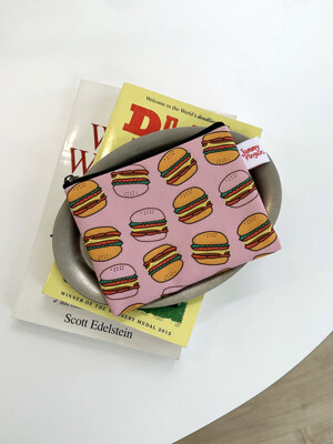 mini card pouch_ cheeseburger