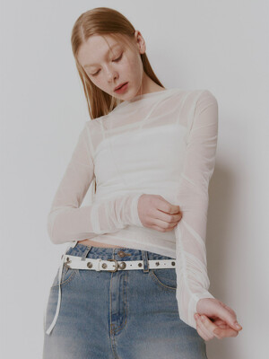 Side Shirring Layered Blouse VW4SE020_5color