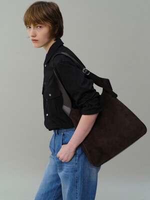 tacit bag (suede brown)