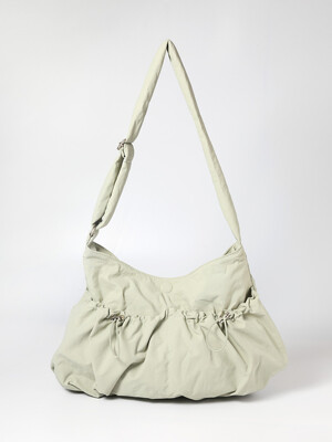 Front pocket string bag -  Mint