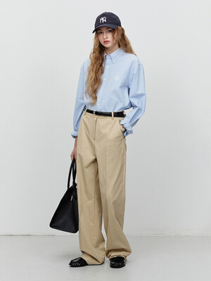 STRAIGHT CHINO SLACKS BEIGE_UDPA5A212I2