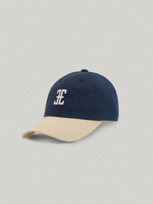 COLORATION CLASSIC LOGO BALL CAP [NAVY BEIGE]