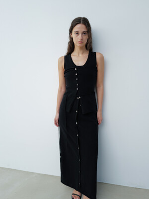[단독]KNIT MAXI DRESS [BLACK]