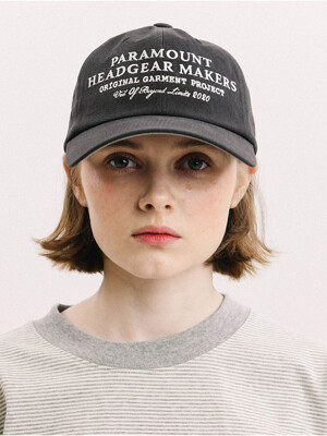 PARAMOUNT 6P BALL CAP Charcoal