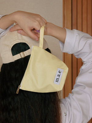 Shell Pouch _ Lemon