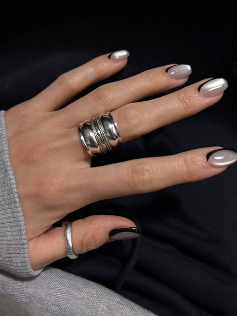 모스크스 [925silver] Ethnic mood ring
