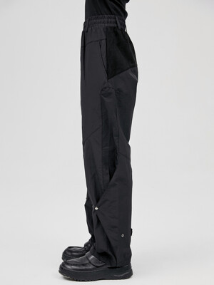Obtuse Triangle Flap Pants - Black (FL-226)