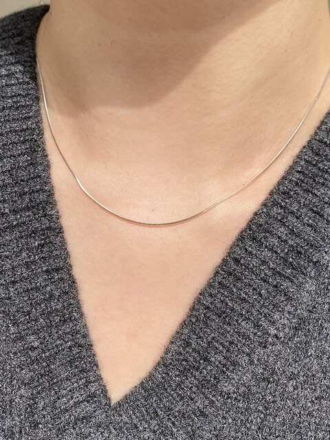 주얼리 - 베흐트 (verte) - [925 silver]Un.silver.62 / moyen necklace (2 color)