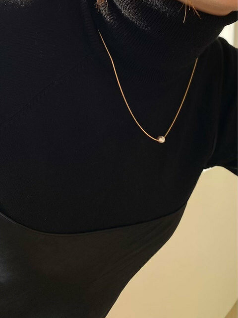 주얼리 - 베흐트 (verte) - [925 silver] Un.silver.156 / bondir necklace (2 type)(gold)