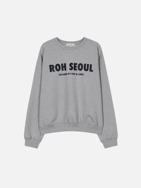 티셔츠 - 로서울 (ROH SEOUL) - Futura sweat shirt Gray