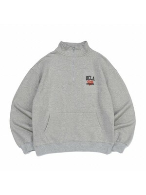 하트 볼 로고 하프집업[M-GREY](UZ2LTE2_51)