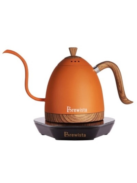 키친 - 카페뮤제오 (caffemuseo) - 브뤼스타 구스넥 전기드립포트 600ml 네델란드 오렌지_(1265431)