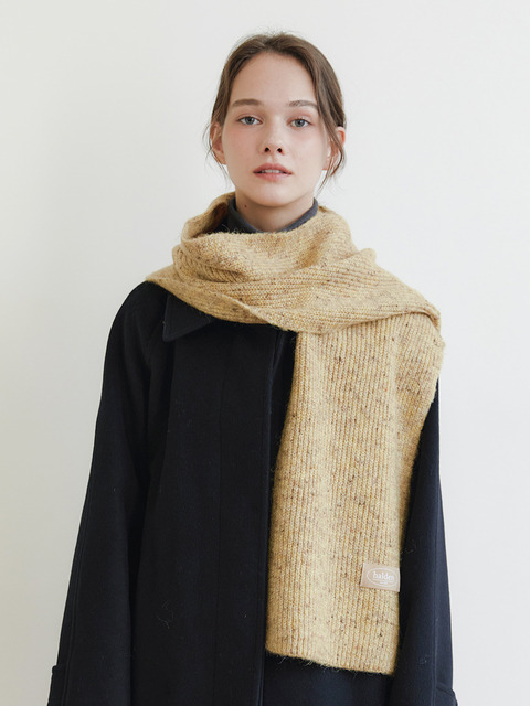 스카프/머플러,스카프/머플러 - 할렌 (halden) - heavy wool bokashi muffler (M018_mustard)