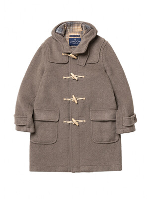 LONDON TRADITION Mens Erica Duffle Coat -Mushroom 174