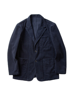 Tura Corduroy Washed Jacket (Blue)