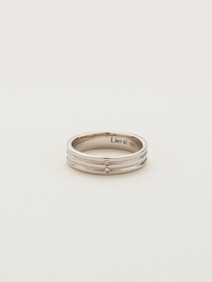 Facade 3line 2diamond Ring