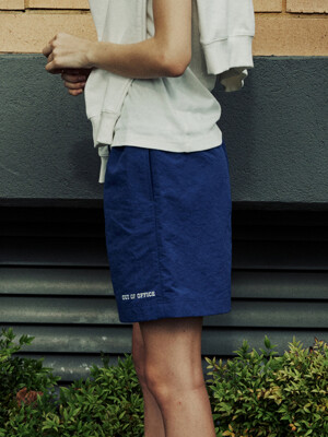Out of office nylon shorts_navy