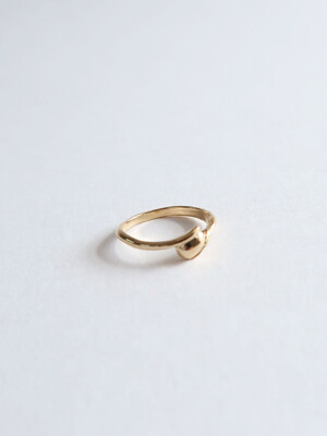 Tiny bud ring [silver/gold]