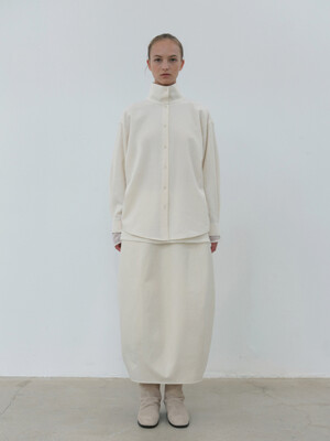 highneck shirt (ivory)