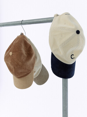 [24FW clove] Corduroy Ball Cap Colorblock (3color)