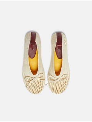 Knit flats(ivory)_DG1DS25024IVY