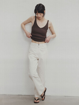 Eden washing pants (White)