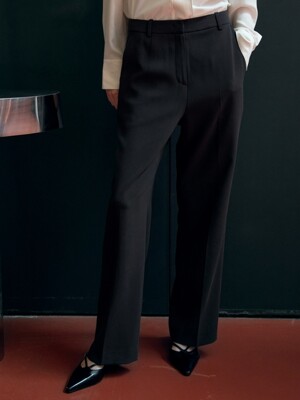 [Drama Signature] Semi Wide Trousers_2color