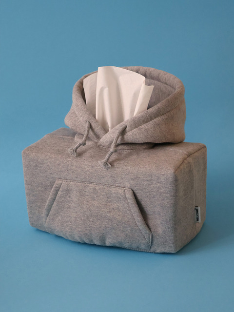 웰컴투씨씨씨 5차 Re- Oder 11.06 발송 Hoodie Buddy Tissue Case (Grey) 티슈 케이스