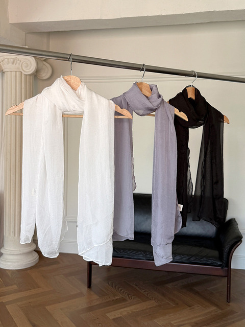 판타스틱 플래닛 airy sheer scarf (3colors)
