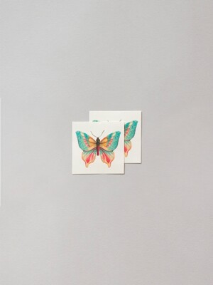 Butterfly 2 Pairs 타투 스티커