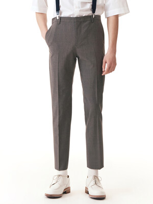 Lightweight Slim-Tapered Italian Fabric Suit Trousers_3color