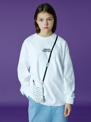 Bruin smile club long sleeve-white