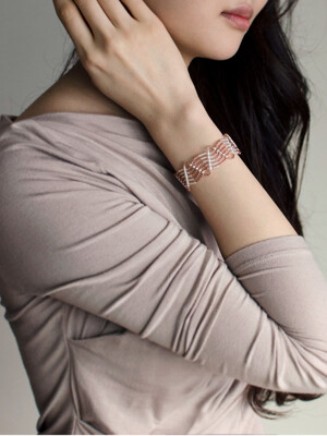 LUMIN bracelet, 20` Cherry-blossom edition