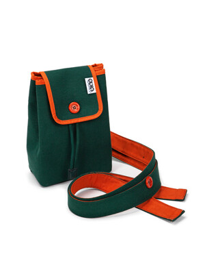 TIE BAG DEEP GREEN