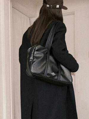 LEATHER BOSTON BAG_3colors (M/L)