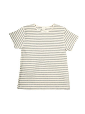 Waffle stripe tee_gray