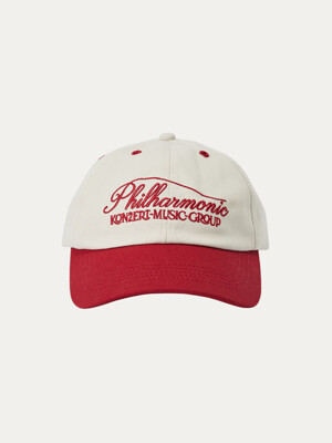 Philharmonic Cap Ivory/Red