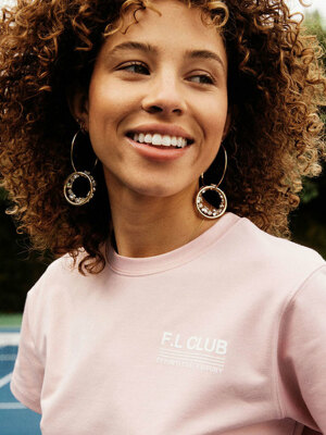 F.L Club T-Shirt_PALE PINK