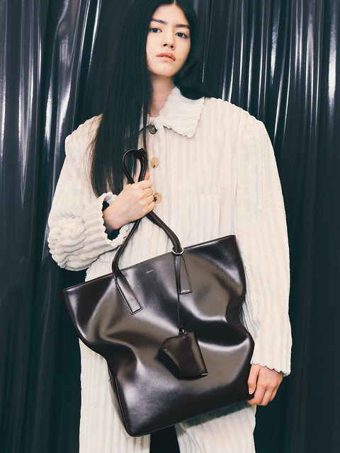 토트백 - 로상쥬 (LOSANGE) - CURVE BAG_DEEP BROWN